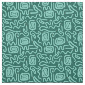 (4 inch) Green Snake Pattern Stof (Swatch)