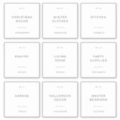 4-inch Home Storage Packing Shipping Label Sticker (Voorkant)