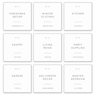 4-inch Home Storage Packing Shipping Label Sticker