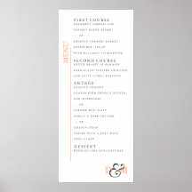 4-inch kantaalmenu van 9 inch Poster