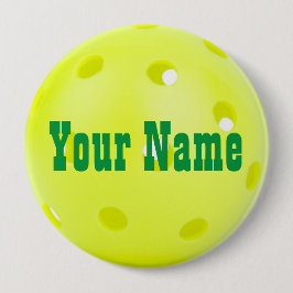 4-inch Pickleball Nametag Button