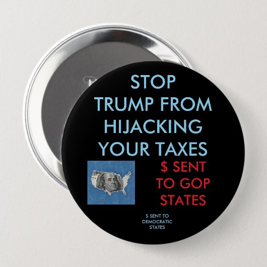 4 inch round Button (Voorkant /achterkant)