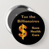 4 inch round Button (Voorkant /achterkant)