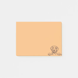4-inch x3-inch Chocolade Lab Post-it Notes