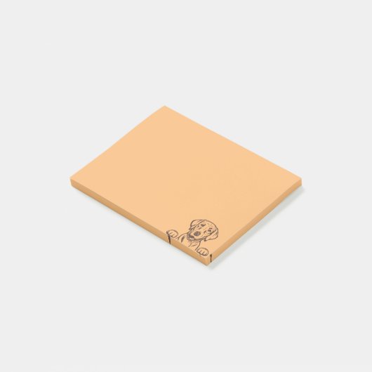 4-inch x3-inch Chocolade Lab Post-it Notes (Schuin)