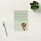 4-inch x6-zwart meisje — artikel met briefing post-it® notes (Kantoor)