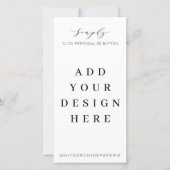 4-inch x8-menu Programma afdrukken (Voorkant)