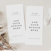 4-inch x9-inch menuprogramma Kaarten afdrukken