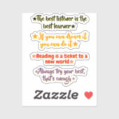 4 Inspirational Quotes for Elementary Students |  Sticker (Vel)