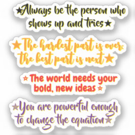 4 Inspirational Quotes for High School Graduates | Sticker