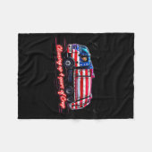 4 jaar grappig trump afval opruimen amerikaC Fleece Deken (Voorkant (Horizontaal))