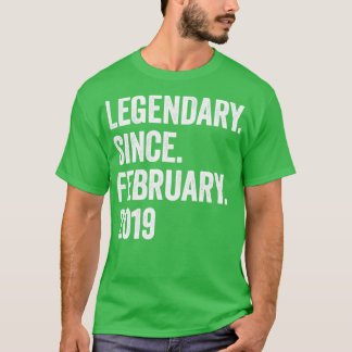4 jaar Legendary sinds 4 februari 2019 T-shirt