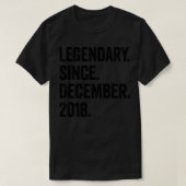 4 jaar Oud december 2018 4e verjaardag1 T-shirt (Design voorkant)