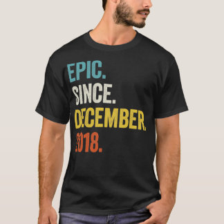 4 jaar Oud december 2018 4e verjaardag 6 T-shirt