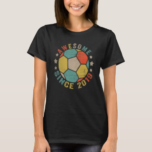 4 jaar oud Geweldige sinds 2019 4e verjaardagsvoet T-shirt