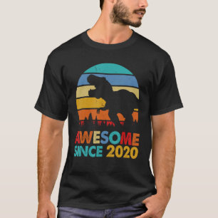 4 Jaar Oud Jongen 4e Verjaardag Dinosaurus Geweldi T-shirt
