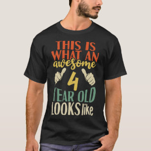 4 jaar oud t-shirt
