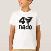 4 jaar oude dag 4Nado T-Shirt (Voorkant)