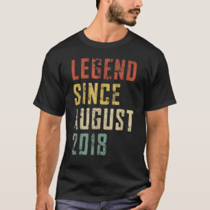 4 jaar oude legenda sinds 4 augustus 2018, vierde t-shirt