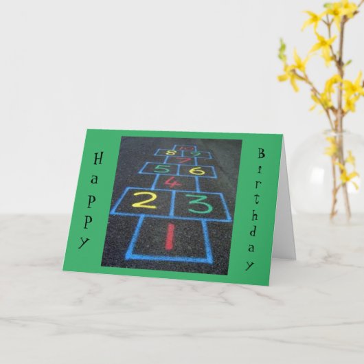 ** 4 JAAR OUDE TWEEDE DAG** VAN RAGEDY EN KAART (Gele Bloem)