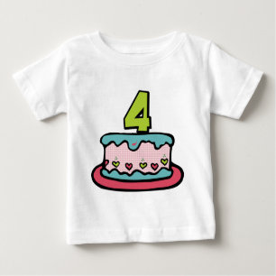 4 jaar oude verjaardagsCake