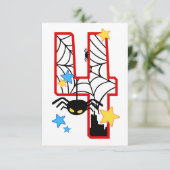 4 jaar oude verjaardagskaart kaart (Staand voorkant)