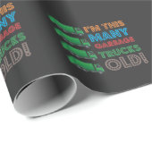 4 jaar oude vuilnisjongen vrachtwagen 4 jaar cadeaupapier (Rol Hoek)