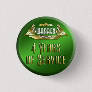 4 jaar pop ronde button 3,2 cm