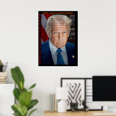 4 JAAR TRUMP BLACK-OUT KALENDER POSTER (Thuiskantoor)