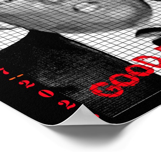 4 JAAR TRUMP BLACKOUT-KALENDER POSTER (Hoek)