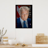 4 JAAR TRUMP-ZWARTMAKCALENDER POSTER (Keuken)