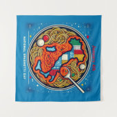 4 jan. - Nationale Spaghettidag Wandkleed (Voorkant (horizontaal))