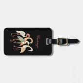 4 Japanse kranen Thunder_Cove Bagagelabel (Voorkant horizontaal)