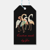 4 Japanse kranen Thunder_Cove Cadeaulabel (Achterkant)