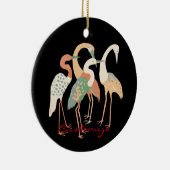 4 Japanse kranen Thunder_Cove Keramisch Ornament (Rechts)