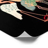 4 Japanse kranen Thunder_Cove Poster (Hoek)