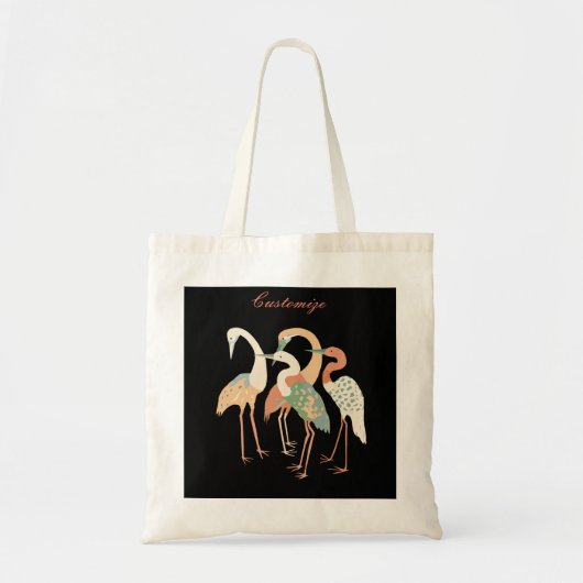4 Japanse kranen Thunder_Cove Tote Bag (Voorkant)