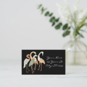 4 Japanse kranen Thunder_Cove Visitekaartje (Staand voorkant)