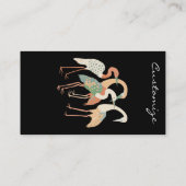 4 Japanse kranen Thunder_Cove Visitekaartje (Achterkant)