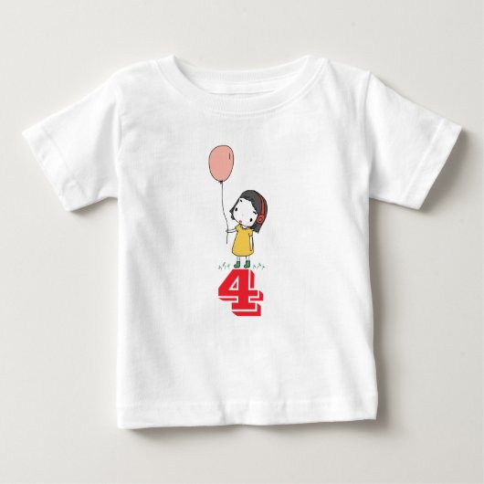 4-jarigen KINDER T-SHIRLS (Voorkant)