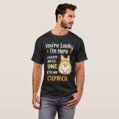 4 Jij Bent Gelukkig Corgi T-shirt (Voorkant volledig)