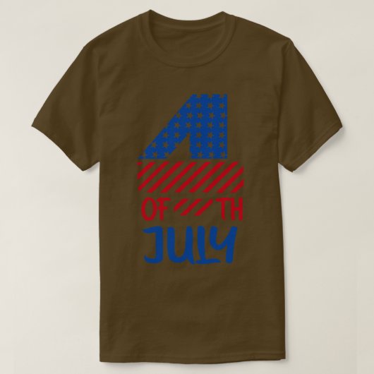 4 juli ( 10 ) t-shirt (Design voorkant)