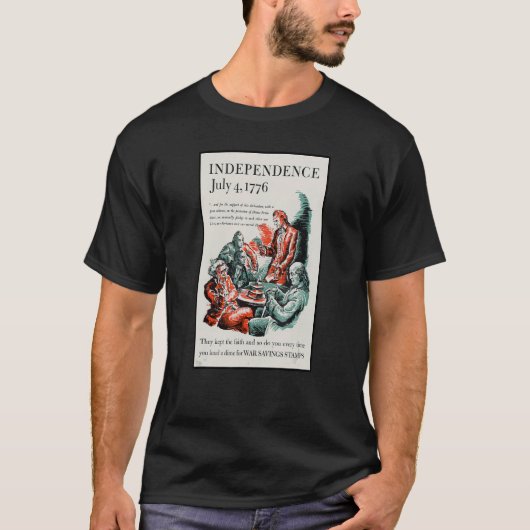 4 juli 1776 4 juli koopt oorlogspartnerschap t-shirt (Voorkant)