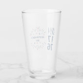 4 juli 1776 Amerikaanse Fireworks USA Independence Glas (Achterkant)