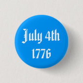 4 juli 1776 Button (Voorkant)