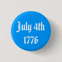 4 juli 1776 Button
