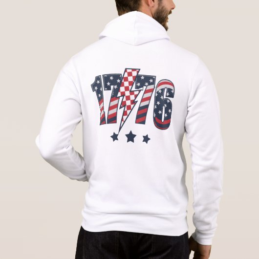 4 juli 1776 hoodie (Achterkant)