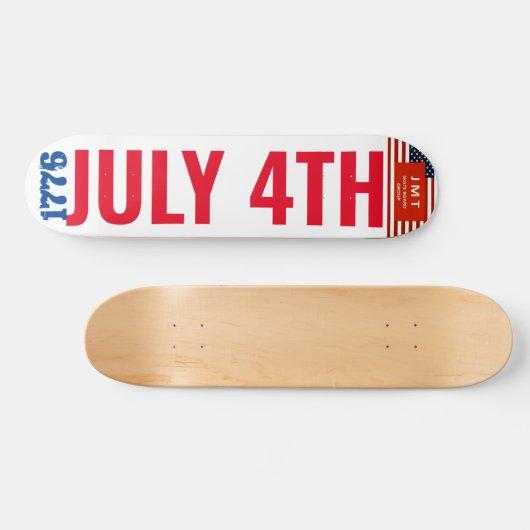 4 JULI 1776 JMT 7 3/4-inch skateboard deck (Horizontaal)