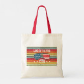 4 juli 1776 Onafhankelijkheid  zonsondergang Tote Bag (Achterkant)