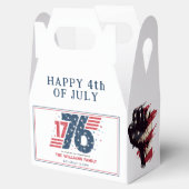 4 juli 1776 Onafhankelijkheidsdag Bedankdoosjes (Geopend)